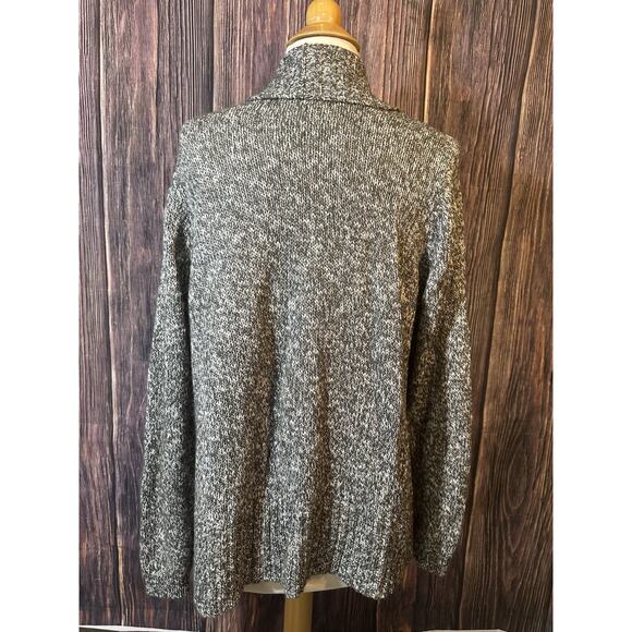 Croft & Barrow Women's Grey Open Cardigan sweater Long Sleeve Size XL - Picture 3 of 8
